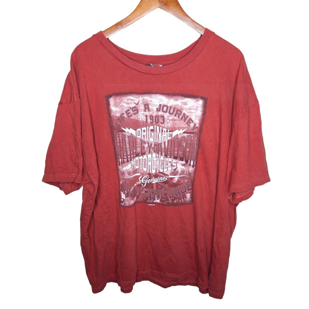 Harley Davidson Tee Atlantic City New Jersey Size XXL Made In USA